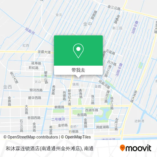 和沐霖连锁酒店(南通通州金外滩店)地图