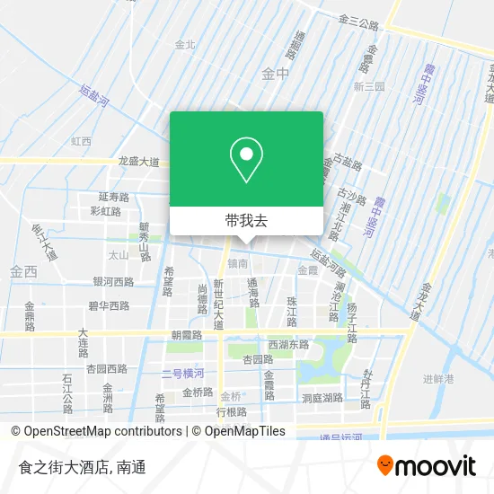 食之街大酒店地图