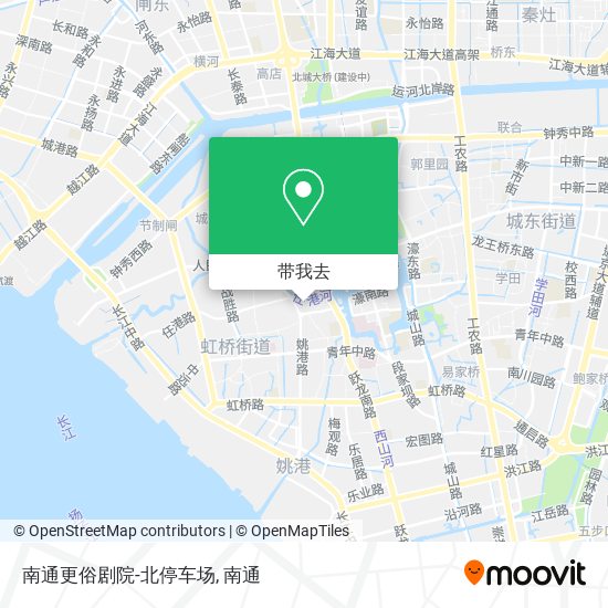南通更俗剧院-北停车场地图