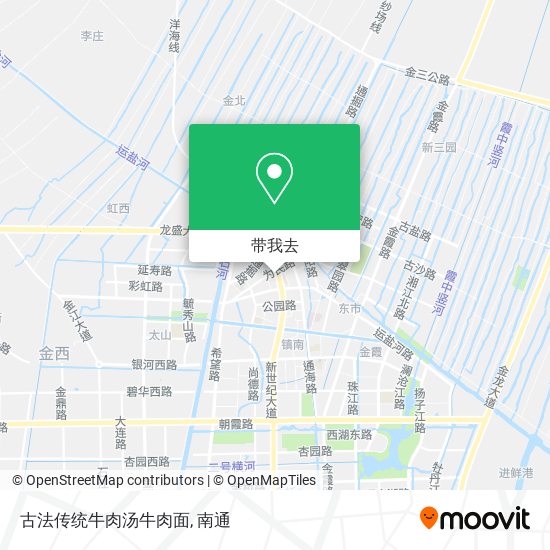 古法传统牛肉汤牛肉面地图