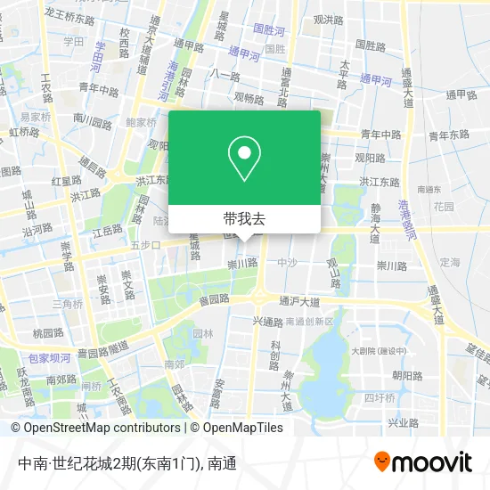 中南·世纪花城2期(东南1门)地图