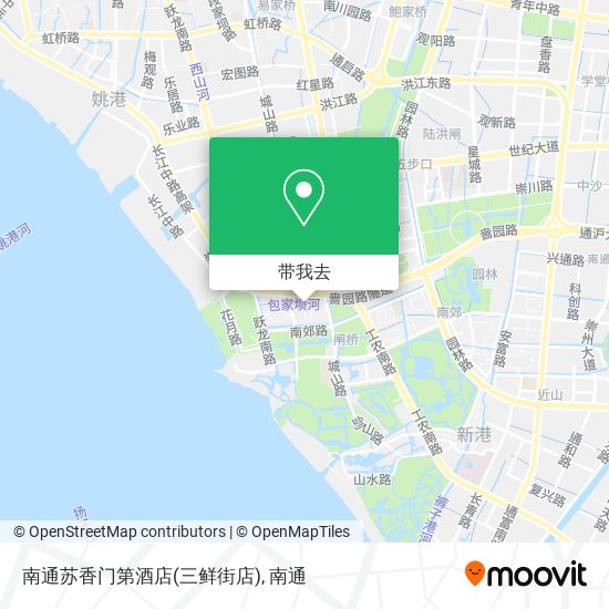 南通苏香门第酒店(三鲜街店)地图