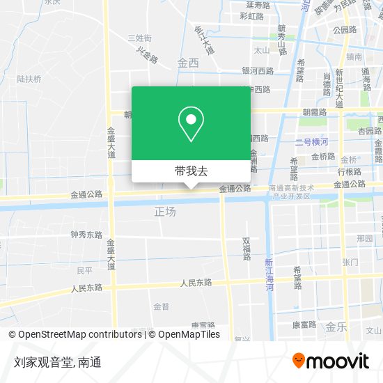 刘家观音堂地图