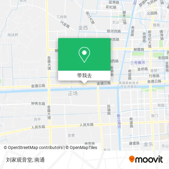 刘家观音堂地图