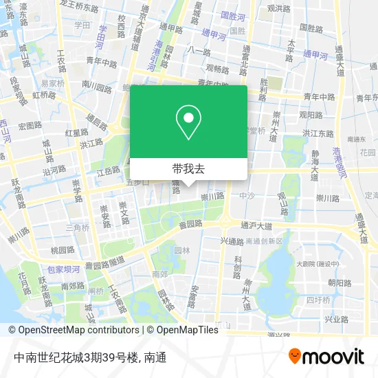 中南世纪花城3期39号楼地图