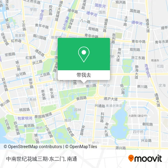 中南世纪花城三期-东二门地图