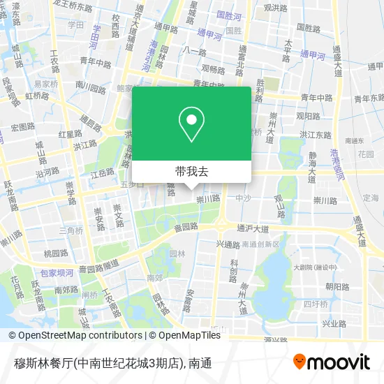 穆斯林餐厅(中南世纪花城3期店)地图