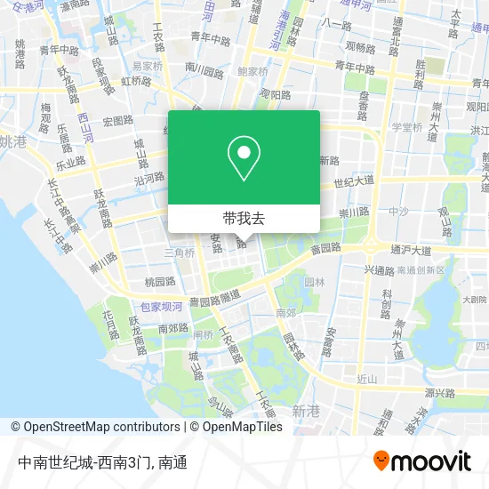 中南世纪城-西南3门地图