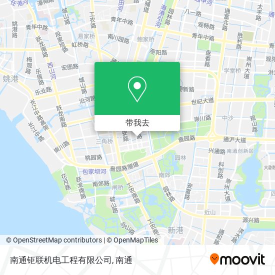 南通钜联机电工程有限公司地图