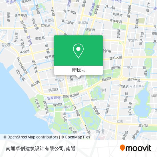 南通卓创建筑设计有限公司地图