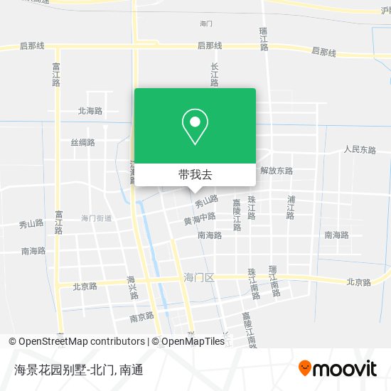 海景花园别墅-北门地图