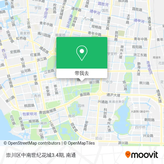 崇川区中南世纪花城3.4期地图