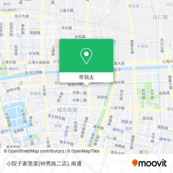 小院子家里菜(钟秀路二店)地图