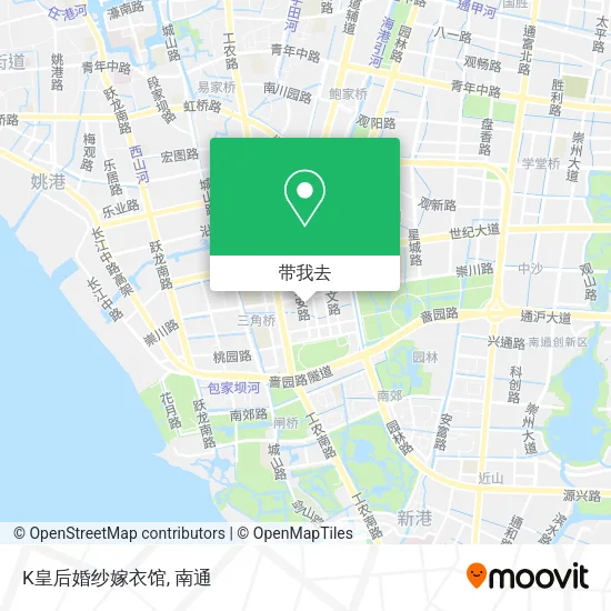 K皇后婚纱嫁衣馆地图