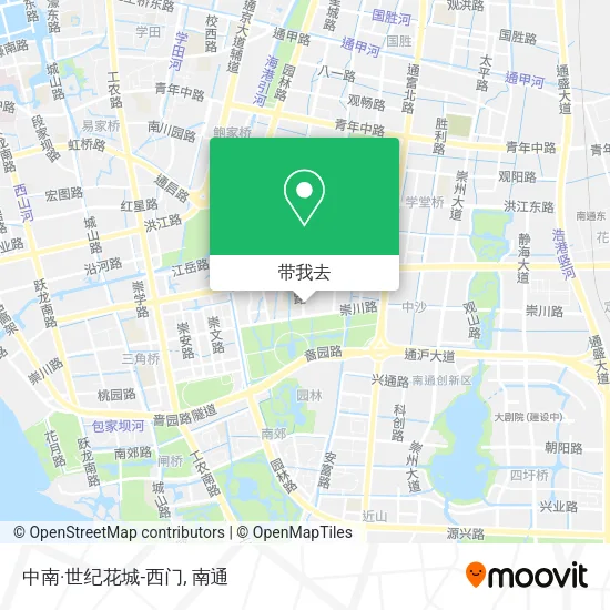 中南·世纪花城-西门地图