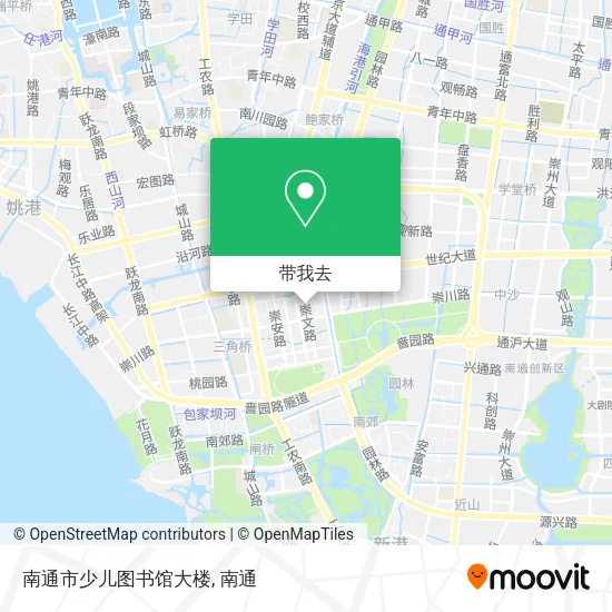 南通市少儿图书馆大楼地图