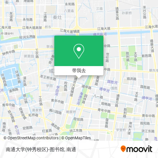 南通大学(钟秀校区)-图书馆地图