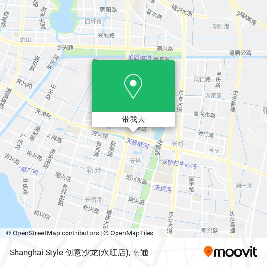 Shanghai Style 创意沙龙(永旺店)地图