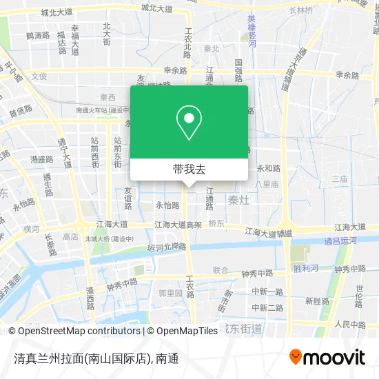 清真兰州拉面(南山国际店)地图