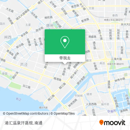 港汇温泉汗蒸馆地图
