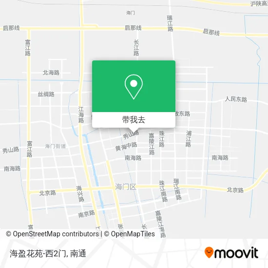 海盈花苑-西2门地图