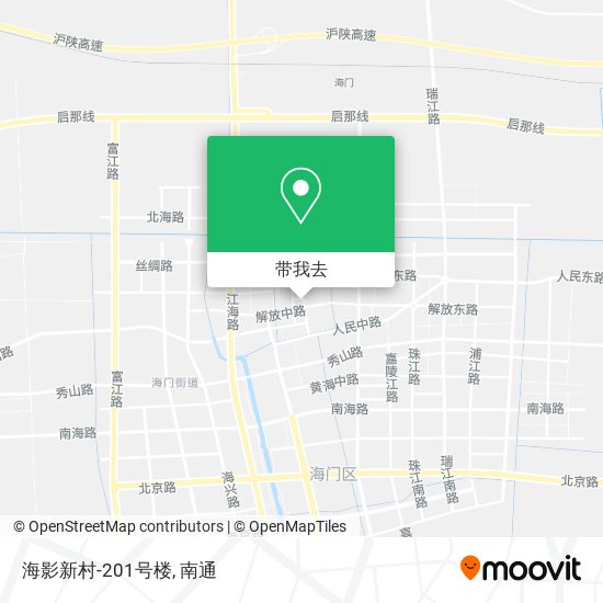 海影新村-201号楼地图