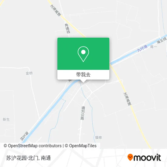 苏沪花园-北门地图