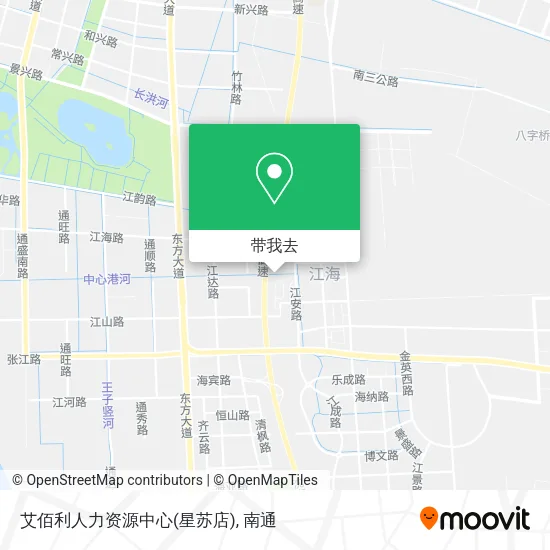 艾佰利人力资源中心(星苏店)地图