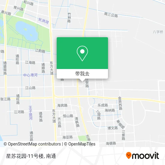 星苏花园-11号楼地图