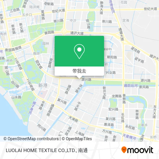 LUOLAI HOME TEXTILE CO.,LTD.地图