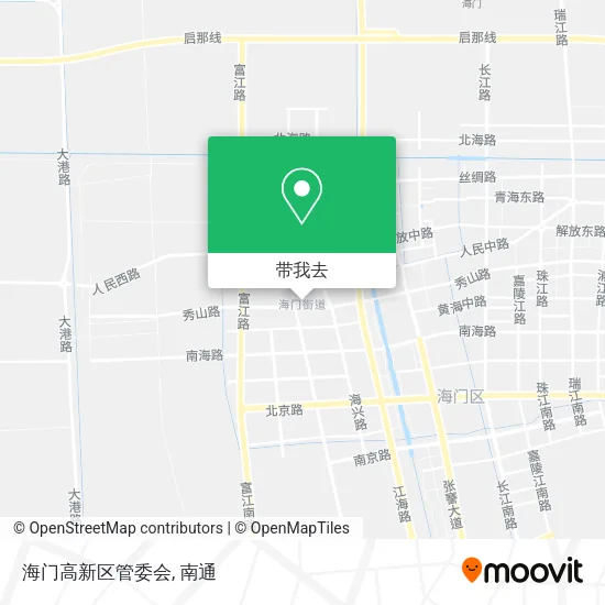 海门高新区管委会地图