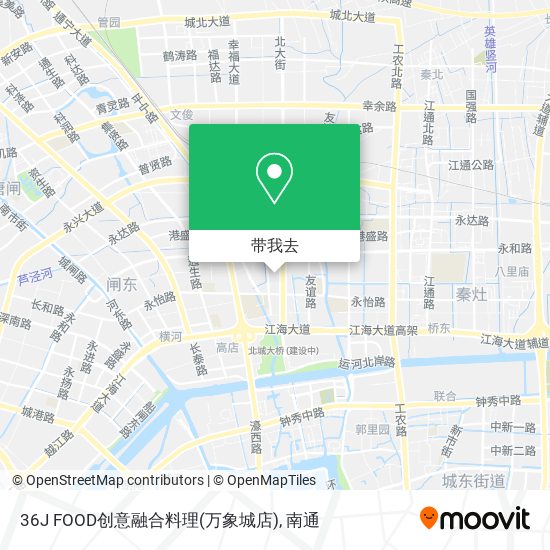 36J FOOD创意融合料理(万象城店)地图