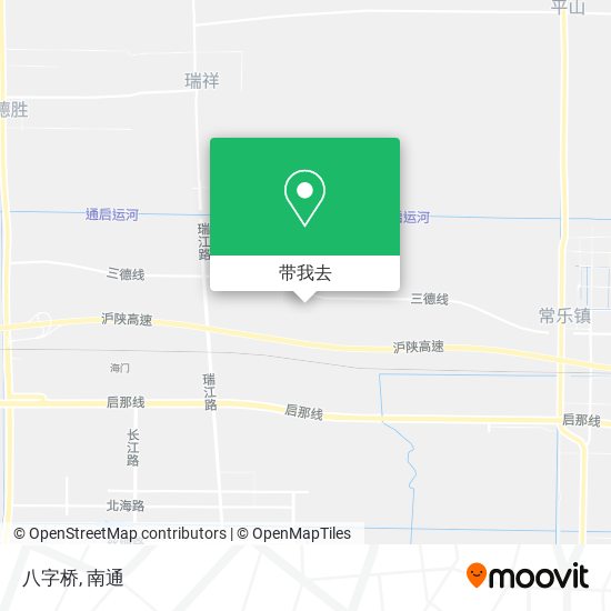 八字桥地图