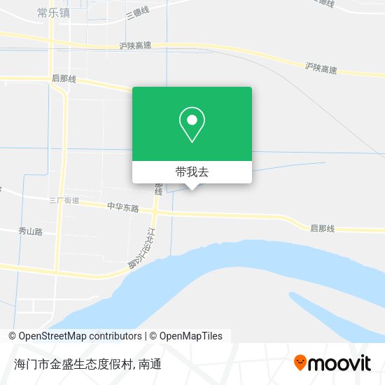海门市金盛生态度假村地图
