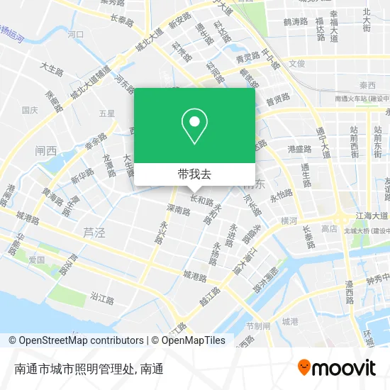南通市城市照明管理处地图