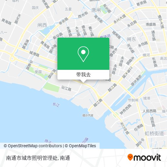 南通市城市照明管理处地图
