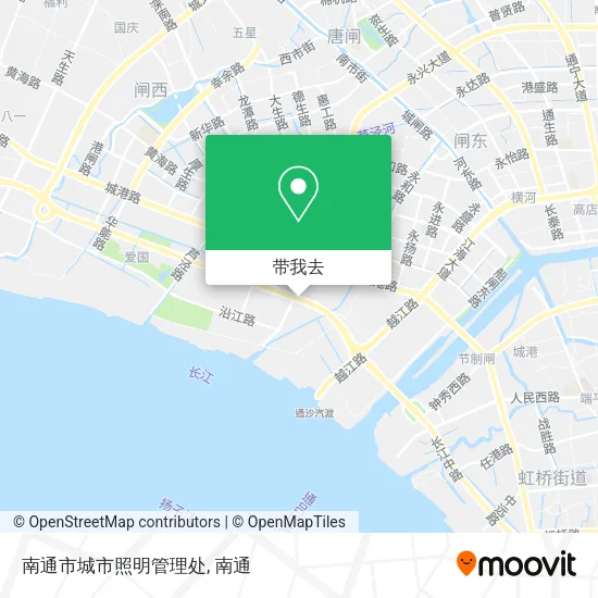 南通市城市照明管理处地图
