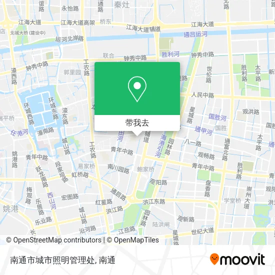 南通市城市照明管理处地图