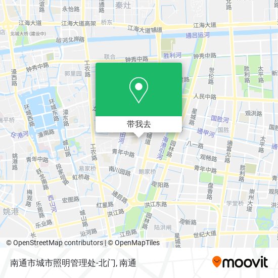南通市城市照明管理处-北门地图