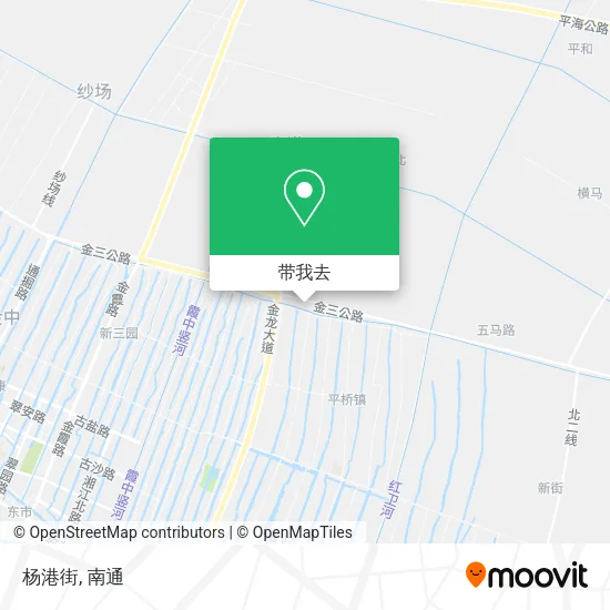 杨港街地图