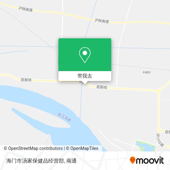 海门市汤家保健品经营部地图