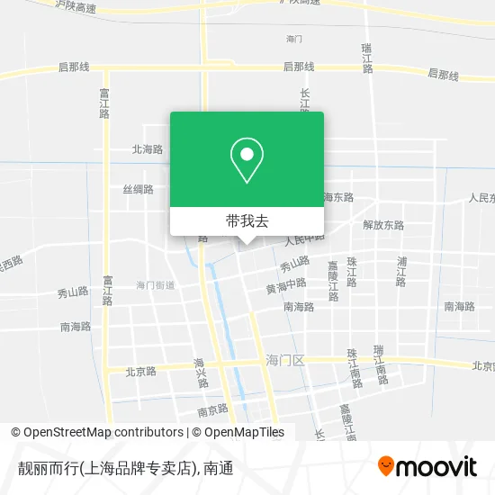 靓丽而行(上海品牌专卖店)地图