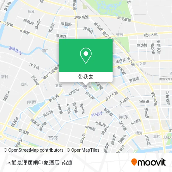 南通景澜唐闸印象酒店地图