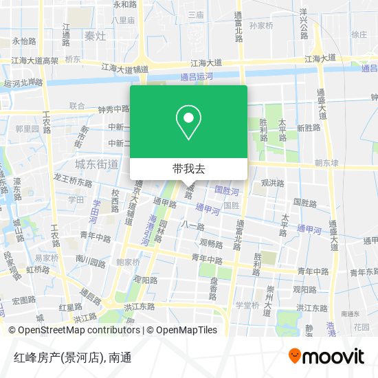 红峰房产(景河店)地图