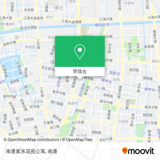 南通紫东花苑公寓地图