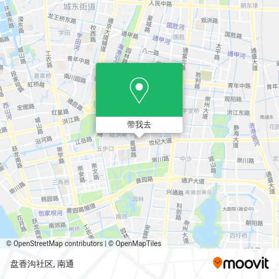 盘香沟社区地图