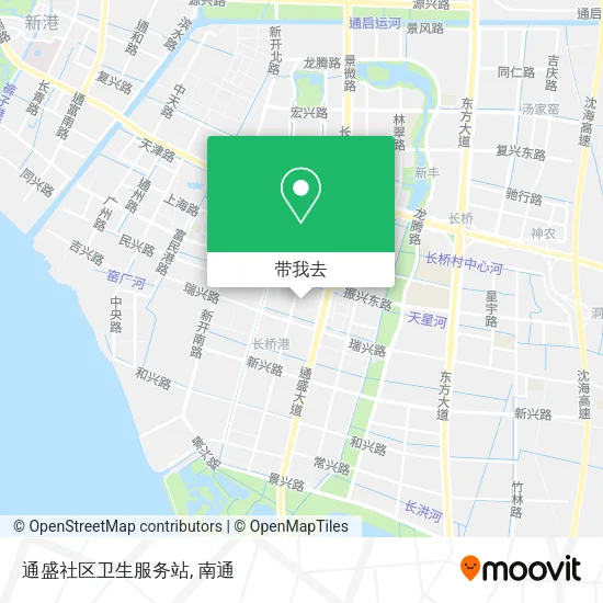 通盛社区卫生服务站地图