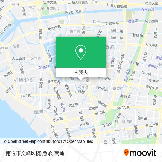 南通市文峰医院-急诊地图