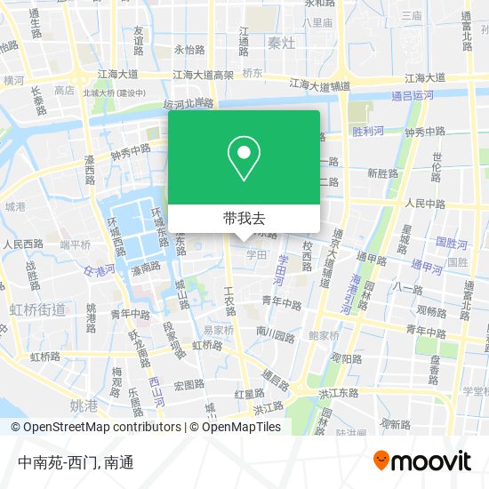 中南苑-西门地图