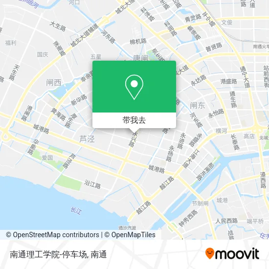南通理工学院-停车场地图
